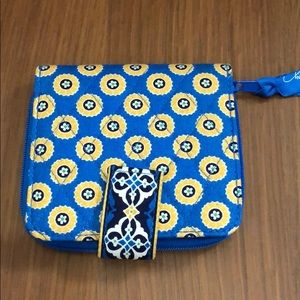 NWOT Authentic Vera Bradley Riviera Blue Wallet